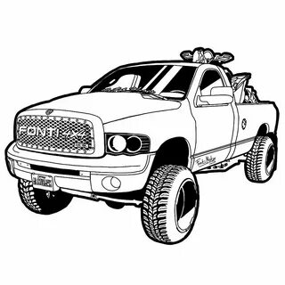 Lifted Ford Truck Coloring Pages Kids4change757