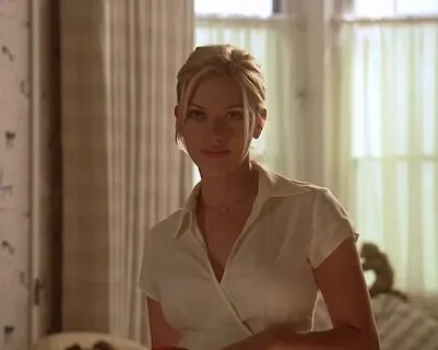 White wrap shirt dress. From "Match point" by Woody Allen, S