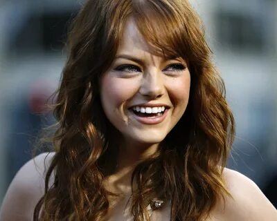 Скачать обои улыбка, актриса, Emma Stone, Эмма Стоун, раздел