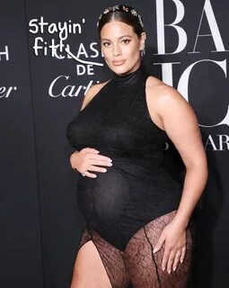 Ashley Graham Flaunts Her Flexible Pregnant Bod & Reveals Sh