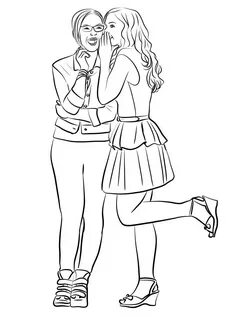 Liv and Maddie Coloring Pages for Girls - Free Printable Col