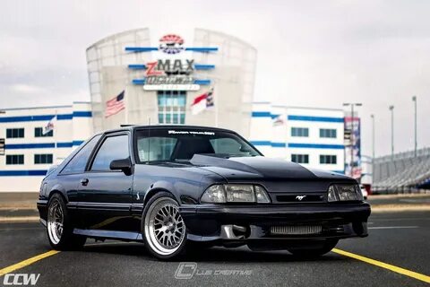 Black Ford Mustang Foxbody - CCW Twisted Classic Forged Whee