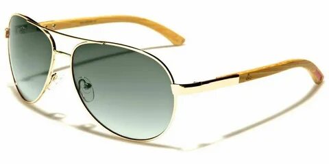 Солнцезащитные очки Bamboo Aviator Sunglasses Mens Womens Wo