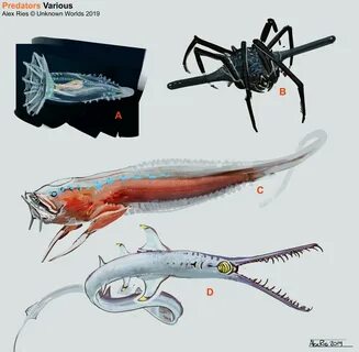 Alex Ries - Subnautica: Below Zero Assorted Creatures