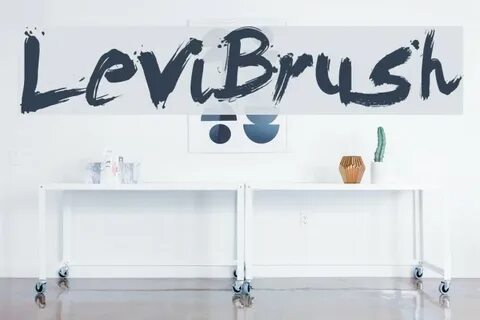 LeviBrush Шрифт - FFonts.net