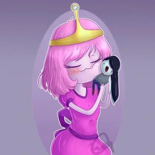 Princess Bubblegum Nail Art - ekanedesign