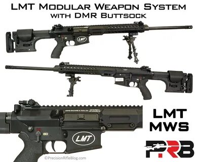 LMT Modular Weapon System MWS 6.5 Creedmoor DMR Buttstock - 