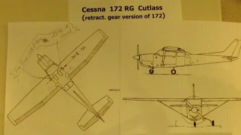 rc aircraft tutorial cessna 172 RG see the vert-stab design 