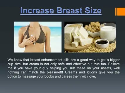 How to Increase Breast Size