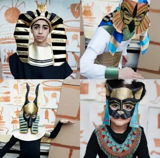 Kids' Family Egyptian Halloween Costume, King Tut, Horus, An