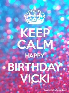 Happy Birthday Vicki