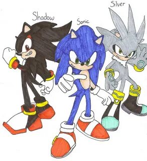 How To Draw Sonic Shadow And Silver All in one Photos