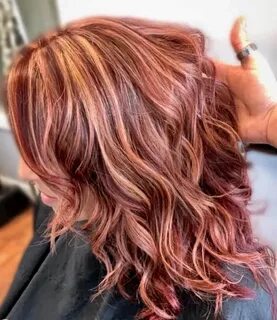 7 Beautiful Burgundy Hairstyles with Blonde Highlights Hair 