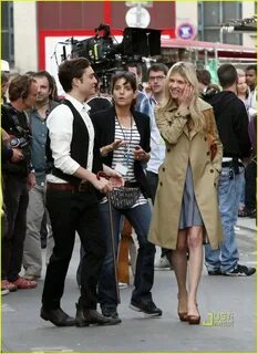Ed Westwick: Filming 'Gossip Girl' with Clemence Poesy!: Pho