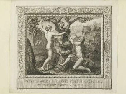 Eve tempting Adam Giovanni Petrini Raphael V&A Explore The C