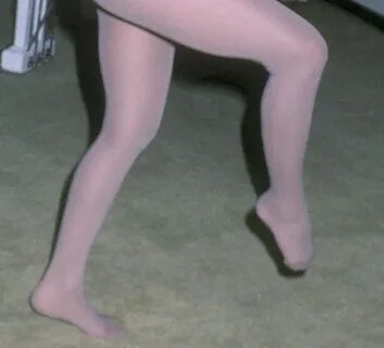 Judy Landers` Legs and Feet in Tights-NO SHOES