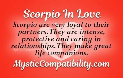 Scorpio In Love - Mystic Compatibility