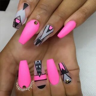 Pin on Neon Nails, Fashion, and Makeup