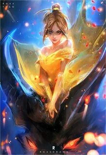 Beauty and the Beast, Ross Tran on ArtStation at https://www