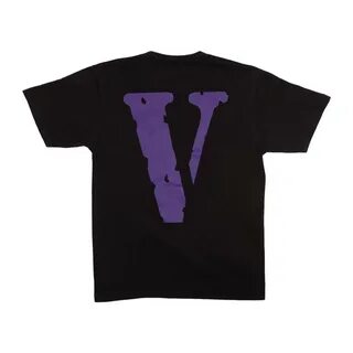 Bare Emblem T-shirt Black & Purple