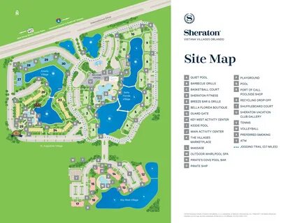 Sheraton Vistana Villages - Map