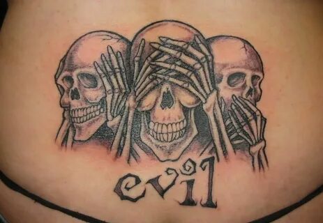 28 Hear No Evil See No Evil Speak No Evil Tattoos with Meani