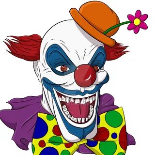 Killer Clown Clip Art - Floss Papers