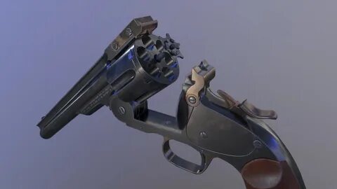 ArtStation - Smith and Wesson Schofield Revolver