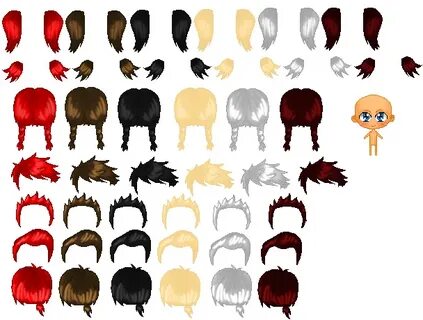 Anime Bases With Hair - AIA