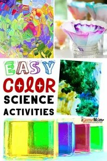 Science Experiments for Kids about Colors and Color Mixing S