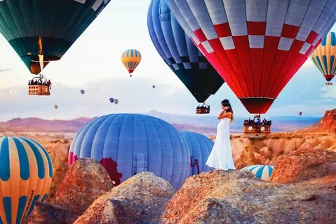 Unreal Hot Air Balloons Captured in Cappadocia Turkey Hot ai