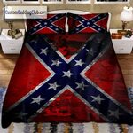 Queen Size Confederate Flag Bedding Set