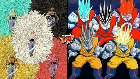 The Lengend Goku Super Saiyan Infinity All Forms VS Goku SSJ