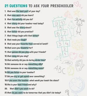 Questions to Ask Your Preschooler