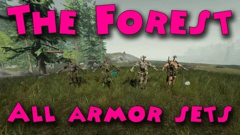 The Forest - All armor sets - YouTube