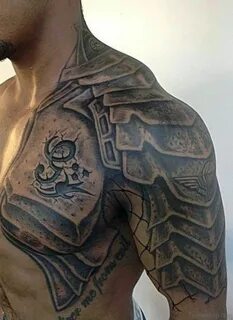 Stylish Armor Tattoo #familytattoosformen Shoulder armor tat
