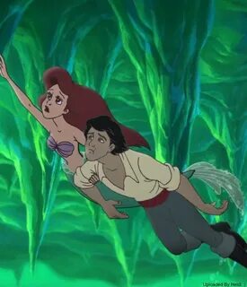Ariel saving Eric from drowning once again Little mermaid mo