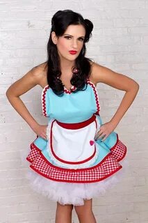 Retro Cutie! by Crystal on Etsy Waitress apron, Apron, 50s d