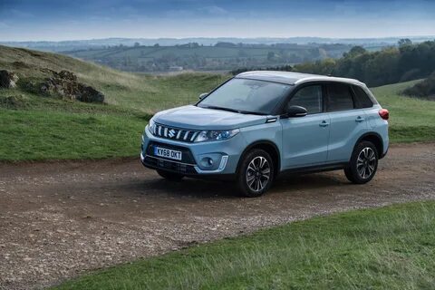 Картинки Сузуки 2018 Vitara SZ5 голубых Автомобили 2560x1706