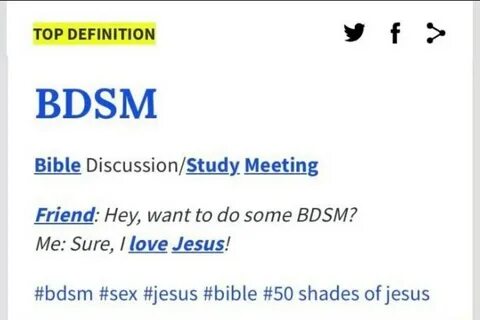 real meaning BDSM Know Your Meme