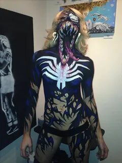 Venom Body Painting Halloween - Фото база