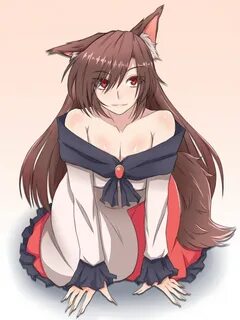 Safebooru - 1girl animal ears bare shoulders breasts brooch 