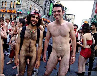 Gay naked public