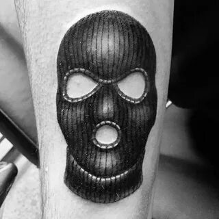 30 Ski Mask Tattoo Designs für Männer - Masked Ink Ideen - M