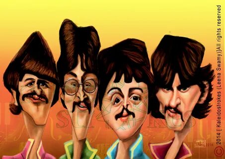 The Beatles - Caricature