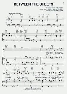 Between The Sheets Piano Sheet Music OnlinePianist