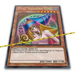 Dark Magician Girl 1 Ultra Rare ORICA Fanmade YuGiOh Card Et