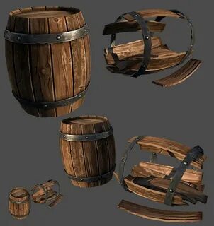 3D Model: Barrel image - Ralin - Dwarf Wars - Indie DB
