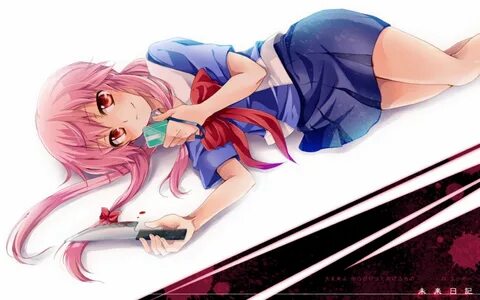 School uniforms pink hair red eyes cellphones knives anime a