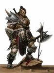 The magic of the Internet Half orc barbarian, Barbarian, Dnd